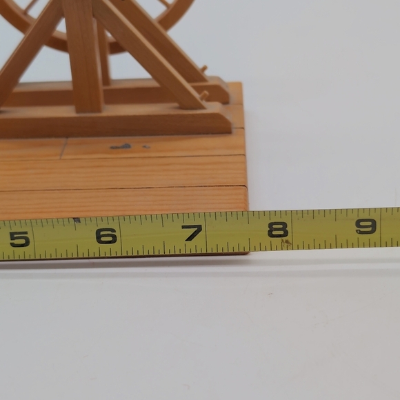 Rare Roy Peters Wooden Vintage Lathe / Tools Dollhouse Shop Furniture - Picture 7 of 9